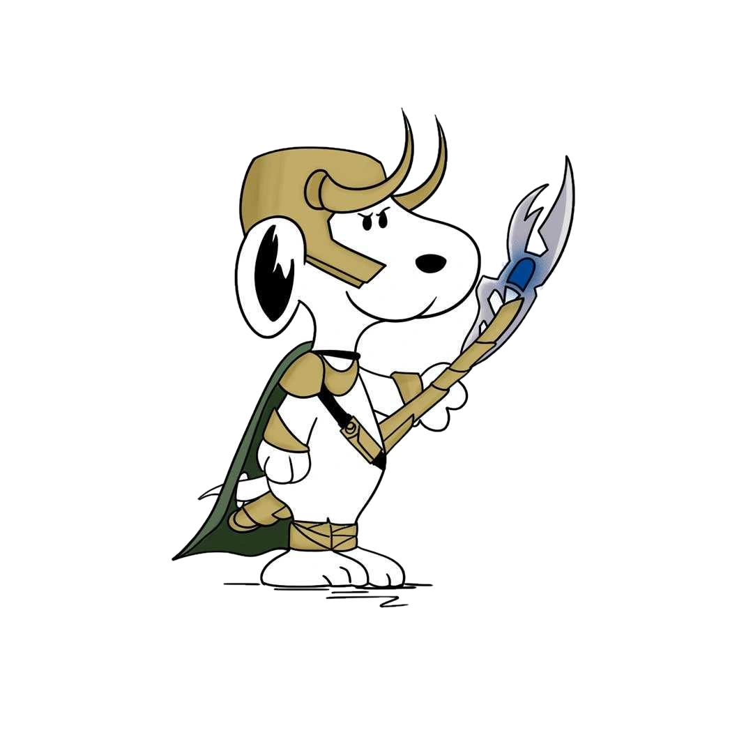 Loki-Dog Sticker